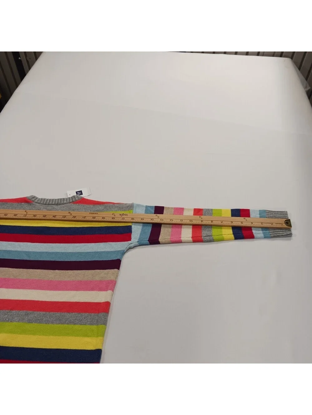 Gap Kids Girls' Multicolor Striped Cotton Blend Dress Size M (8-9)